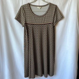 Max Studio short sleeve, patterned dress